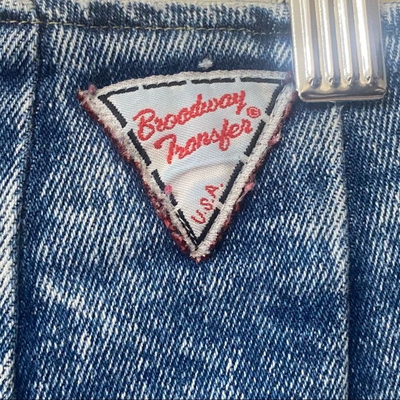 Vintage 80’s| Broadway‎ Transfer|  Acid Wash High-Rise Ankle Skinny Jeans - Picture 5 of 14